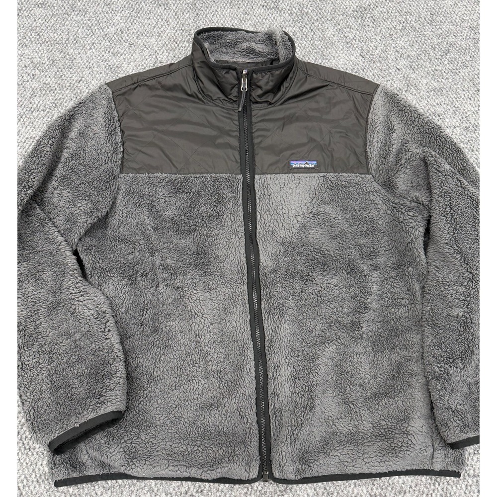 Patagonia Isthmus 3-in-1 Jacket Men's Large Gray Sherpa Fleece Insulated Liner